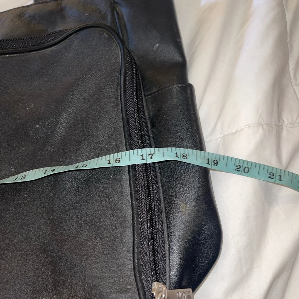 Vintage Bill Blass Black Leather Bag